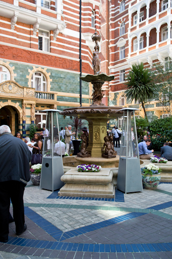 Courtyard area for the BBQ & Networking